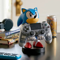 Anime Sonic Figure Hedgehog Phone Holder Switch PS4 PS5 Xbox Game Controller Holder Action Figure Model Toys Children Fans Gift Shopping