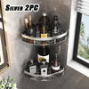 Image of Bathroom No-Nail Shelf Shower Corner Shelf Aluminum Shampoo Shelf Shower Organizer Bathroom Accessories Shopping