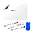 Image of A5 Magnetic Whiteboard Fridge Magnets Dry Wipe White Board Marker Writing Record Message Board Remind Memo Pad Kid Gift Kitchen Shopping