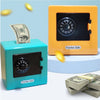 Image of Mini Bank Money Box Retro Atm Rotating Password Cash Coins Saving Box Bank Safe Box Automatic Deposit Banknote Christmas Gift Shopping