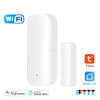 Image of Tuya Smart Home WiFi Door Sensor Alarm Window Door Open/Closed Detectors Security Protection Smart Life Voice for Alexa Google Shopping