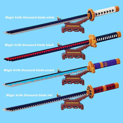 Samurai Sword Building Blocks Ninja Blade Katana Japanese Anime Butterfly Nichirin Knife Bricks Children Toys for Adult Shopping