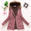 Image of new winter military coats women cotton wadded hooded jacket medium-long casual parka thickness  XXXL quilt snow outwear Shopping