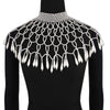 Image of Sexy Women's Pearl Body Chains Bra Shawl Fashion Adjustable Size Shoulder Necklaces Tops Chain Wedding Dress Pearls Body Jewelry Shopping