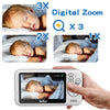 Image of 4.3 Inch Video Baby Monitor With Digital Zoom Surveillance Camera Auto Night Vision Two Way Intercom Babysitter Security Nanny Shopping