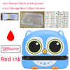 Image of Black/Blue/Red Customized Name Stamp Paints Personal Student Child Baby Engraved Waterproof Non-fading Kindergarten Name Seal Shopping