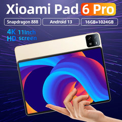 Tableta Pad 6 Pro versión Global,Original de 2024 pulgadas, HD, 4K, Android 14, 16GB + 1T, 10,1 mAh, 5G, SIM Dual,  WiFi, GPS MI Shopping111