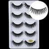 Image of 5 Pairs 5D Mink Eyelashes Natural False Eyelashes Lashes Soft Fake Eyelashes Extension Makeup Wholesale Shopping