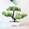 Image of Artificial Plants Bonsai Small Tree Pot Fake Plant Flowers Potted Ornaments For Home Room Table Decoration Hotel Garden Decor Shopping