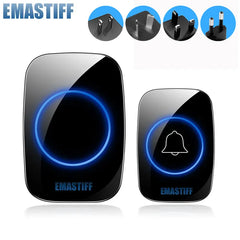 New Home Welcome Doorbell  Intelligent Wireless Doorbell Waterproof 150M Remote EU AU UK US Plug smart Door Bell Chime Shopping