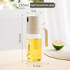 Image of Oil Spray Bottle 250ml High Borosilicate Glass Cooking Oil Dispensers Olive Oil Sprayer Mister for Air Fryer Salad Baking Shopping