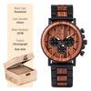 Image of BOBO BIRD Wooden Watch Men erkek kol saati Luxury Stylish Wood Timepieces Chronograph Military Quartz Watches Custom Wood Gift Shopping