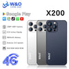 Image of W&O X200 4G Smartphone Android 4GB RAM+64GB ROM Mobile phone 6.53 Inch Dual SIM 4800mAh Battrey 5+13MP Camera Cell Phone On Sale Shopping111