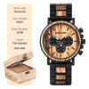 Image of BOBO BIRD Wooden Watch Men erkek kol saati Luxury Stylish Wood Timepieces Chronograph Military Quartz Watches Custom Wood Gift Shopping