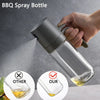 Image of Oil Spray Bottle 250ml High Borosilicate Glass Cooking Oil Dispensers Olive Oil Sprayer Mister for Air Fryer Salad Baking Shopping