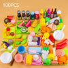 Image of Kids Pretend Play Kitchen Toys Simulation Food Barbecue Cooking Toys Children Educational Play House Interactive Toys For Girl Shopping