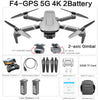 Image of F4 Drone GPS 4K HD Mechanical Gimbal Camera System Supports TF Card Drones RC Quadcopter Stabilier Distance 2km Flight 25 Min Shopping