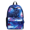 Image of Men Canvas School Laptop Backpack Galaxy Star Universe Space USB Charging for Teenagers Boys Student Girls Bags Travel  Mochila Shopping