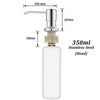 Image of Stainless Steel Soap Dispenser Extension Tube Kit Kitchen Sink Liquid Soap Dispenser Bathroom Lotion Detergent Hand Press Pumps - Shopping