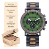 Image of BOBO BIRD Wooden Watch Men erkek kol saati Luxury Stylish Wood Timepieces Chronograph Military Quartz Watches Custom Wood Gift Shopping