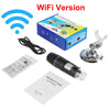 Image of Wireless Digital WiFi Microscope,50X to 1000X Handheld Magnification Endoscope 8LED Compatible with Android/iOS Smartphone Table Shopping111