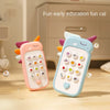 Image of Baby Phone Toy Music Sound Telephone Sleeping Toys With Teether Simulation Phone Kids Infant Early Educational Toy Kids Gifts Shopping