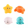 Image of Baby Cute Animals Bath Toy Swimming Water LED Light Up Toys Soft Rubber Float Induction Luminous Frogs for Kids Play Funny Gifts Shopping