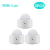 Image of Tuya 2 in 1 Zigbee Mini PIR Motion Detector +Bright Lux Light Passive Infrared Security Burglar Alarm Sensor Shopping