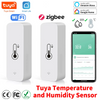 Image of Tuya WiFi Smart Temperature Humidity Sensor Indoor Hygrometer Controller Monitoring Work with Smart Speaker Alexa Google Home Shopping