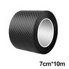 Image of SEAMETAL 3D Carbon Fiber Sticker Car Threshold Protective Film Anti Scratch Waterproof Matte Black Nano Sticker for Car Body Shopping