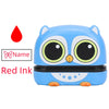 Image of Black/Blue/Red Customized Name Stamp Paints Personal Student Child Baby Engraved Waterproof Non-fading Kindergarten Name Seal Shopping