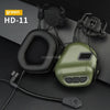 Image of Tactical Helmet Headset Noise Reduction Sound Pickup Shooting Hearing Protection Earmuffs Airsoft CS Communication Headphone Shopping