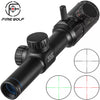 Image of FIRE WOLF 1-4x20 Rifle Scope Green Red Illuminated Riflescope Range Finder Reticle Rifle Scope Air Rifle Optical Sight Hunting Shopping