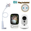 Image of 3.2 inch Wireless Video Color Baby Monitor High Resolution Baby Nanny Security Camera  Night Vision Temperature Monitoring Shopping