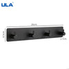 Image of ULA Stainless Steel Wall Hook 3M Sticker Adhesive Door Hook Towel Clothes Robe Rack Toilet Accessories Shower Accessories Shopping