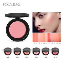 FOCALLURE 16 Color Blush Palette Makeup Nude Matte Blusher Bronzer Powder Palette Shimmer Face Blusher Palette Makeup Cosmetics Shopping