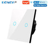 Image of BONDA Smart Switch Alexa RF433 No Neutral Tuya Control Works With Google 1/2/3 Gang Smart Life Home Light WiFi Touch Switches - Shopping