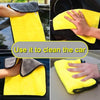 Image of 1/3/5Pcs Microfiber Cleaning Towel Car Cleaning Cloths Professional Detailing Car Drying Microfiber Towel Wash Towel Accessories Shopping