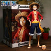 Image of Hot 28cm  One Piece Anime Figure Confident Smiley Luffy Three Form Face Changing Doll Action Figurine Model Toys  Kits Shopping