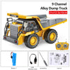 Image of Children 2.4G Remote Control Excavator RC Model Car Toys Dump Truck Bulldozer Engineering Vehicle Christmas Birthday Gifts Shopping