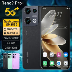 Reno9 Pro 5G Smartphone 22GB+2TB 6800mAh 4G Cellphone 50MP+108MP Camera 7.3 Inch Android13 Mobile Phone 10 Core Super Telephone Shopping111