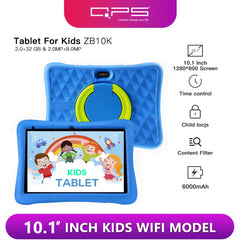 QPS 10 Inch Kids Tablets Android 11 1280*800 HD Ouad Core Wifi 2GB 32GB 6000mAh tablets de 10 pulgadas baratas y buenas Shopping111