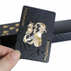 Image of Color Black Gold Playing Card Game Card Group Waterproof Poker Suit Magic Dmagic Package Board Game Gift Collection Shopping