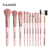 Image of MAANGE Makeup Brushes Pro Pink Brush Set Powder EyeShadow Blending Eyeliner Eyelash Eyebrow Make up Beauty Cosmestic Brushes Shopping