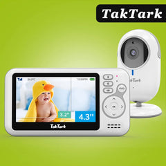 4.3 Inch Video Baby Monitor With Digital Zoom Surveillance Camera Auto Night Vision Two Way Intercom Babysitter Security Nanny Shopping