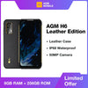 Image of AGM H6 Leather Edition 4G Rugged Waterproof Smartphone 50MP Camrea 16+256GB ROM, IP68/IP69K, 6.56" HD+, NFC Support, Android 13 Shopping111