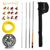 Image of Sougayialng Fly Fishing Rod Set  2.7M 8.86FT #5/6  Fly Rod and Fly Reel with Fishing Bag Line Accessories Lures Box Combo Shopping