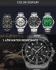 Image of MEGIR Original Luxury Business Quartz Watch Men Brand Stainless Steel Chronograph Military WristWatch Clock Relogio Masculino Shopping