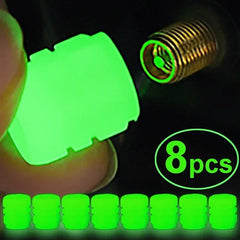 Car Luminous Tire Valve Caps Fluorescent Night Glowing Motorcycle Bicycle Bike Wheel Tyre Hub Valves Stem Cap Decor Shopping