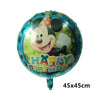 Image of Giant Disney Foil Balloon Mickey Mouse Balloons Minnie Birthday Party Decoration Kids Toy Baby Shower Ball Children Cartoon Gift Shopping